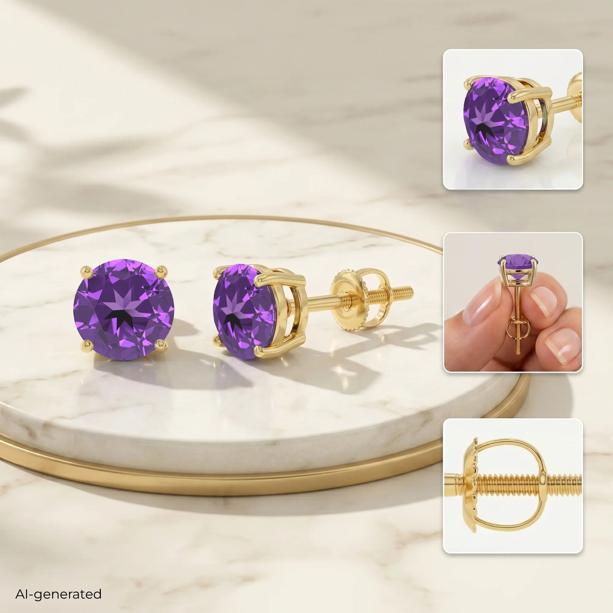14K Yellow Gold