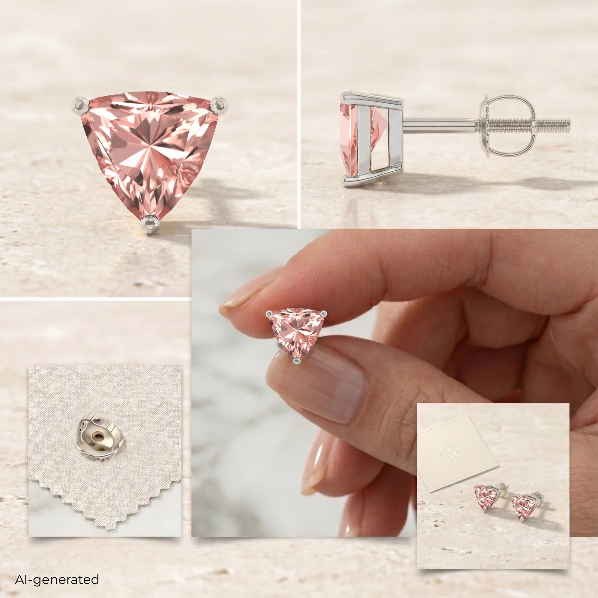 14K White Gold