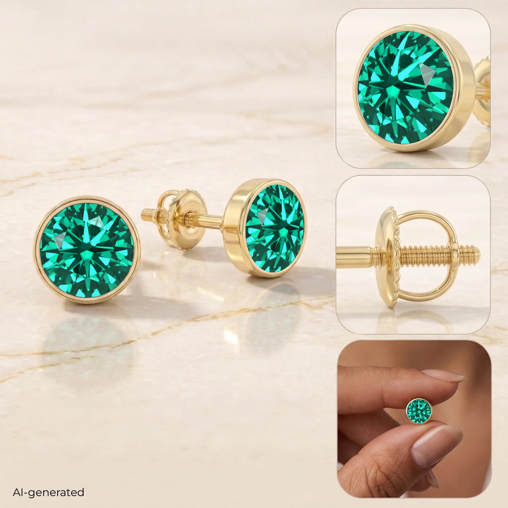 14K Yellow Gold