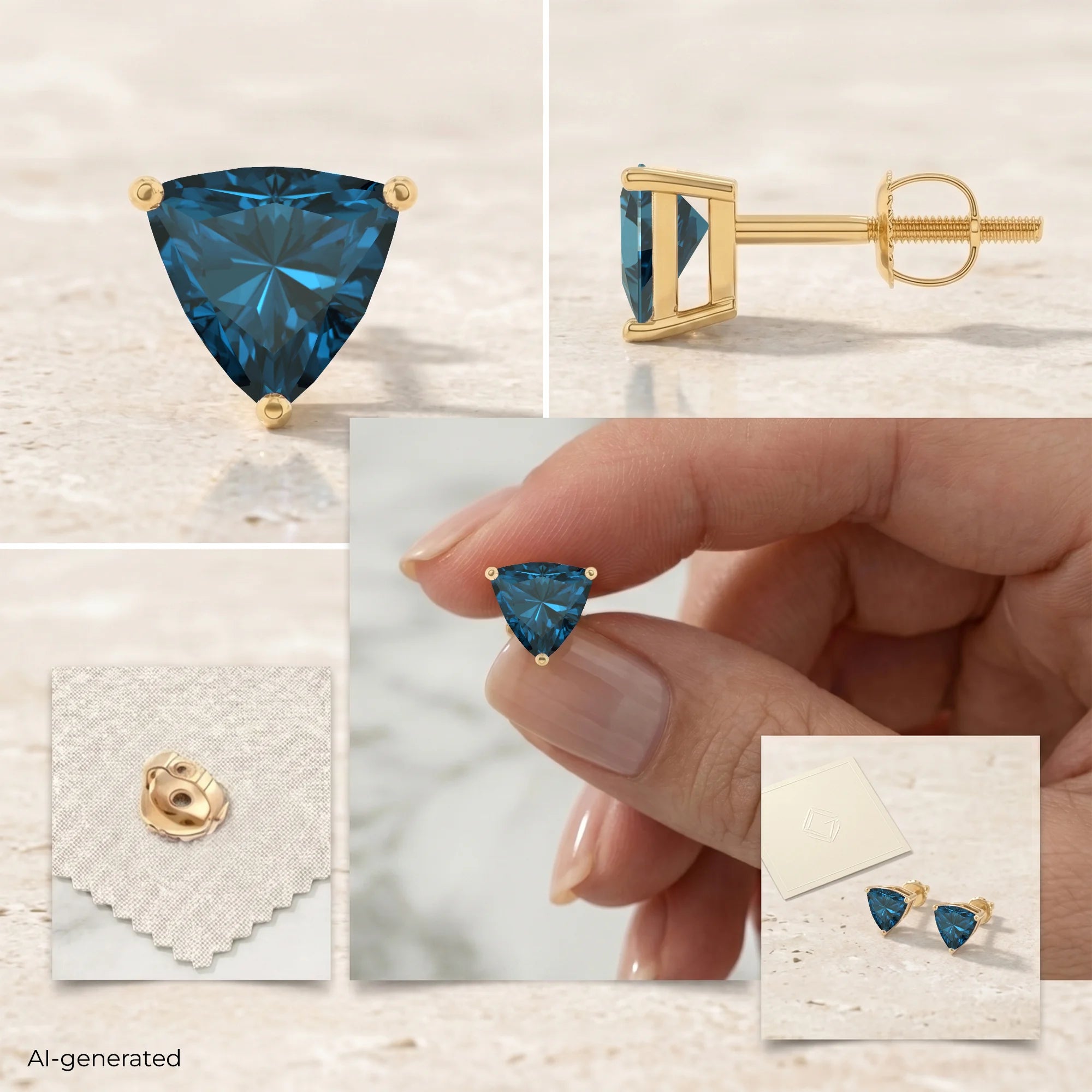 14K Yellow Gold