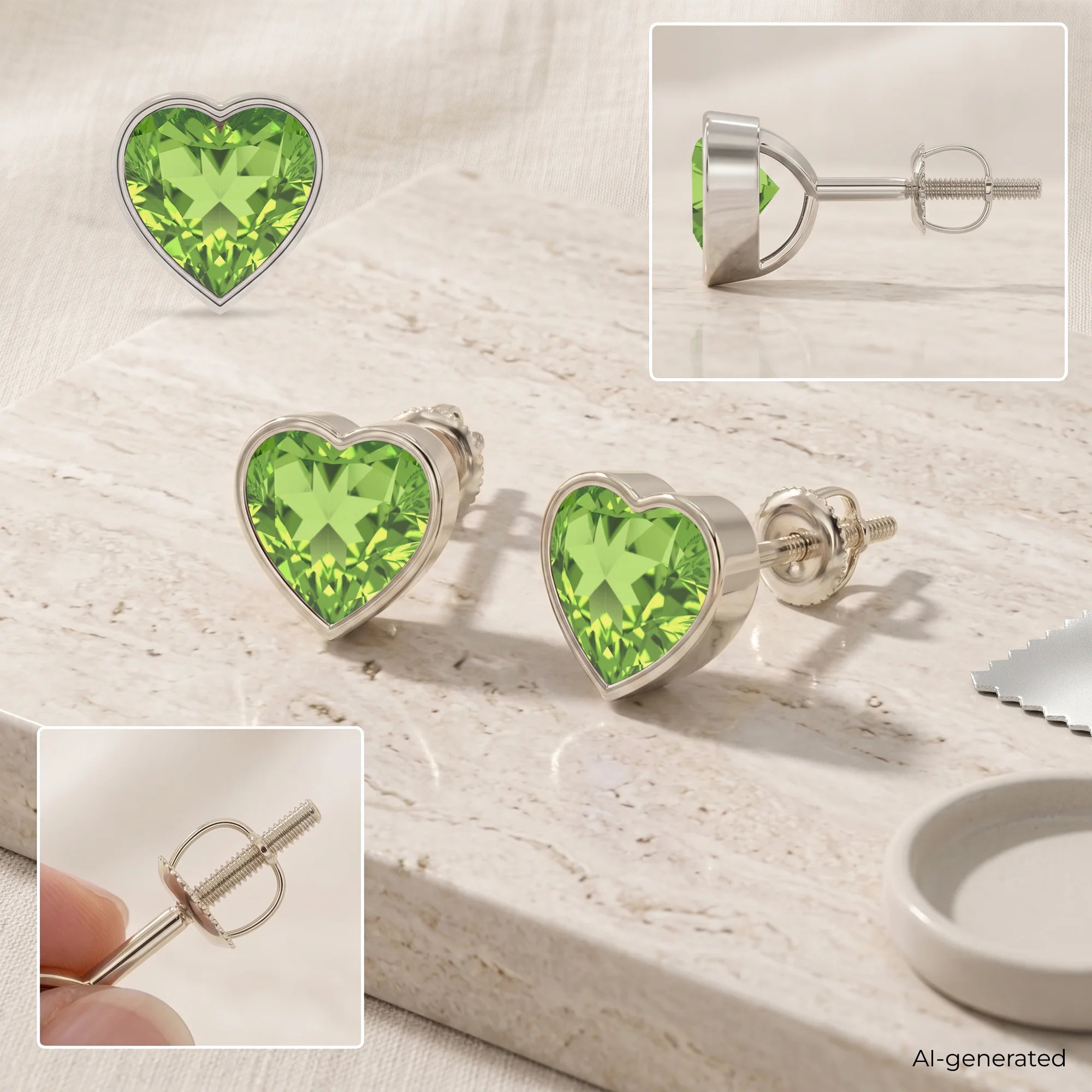 14K White Gold