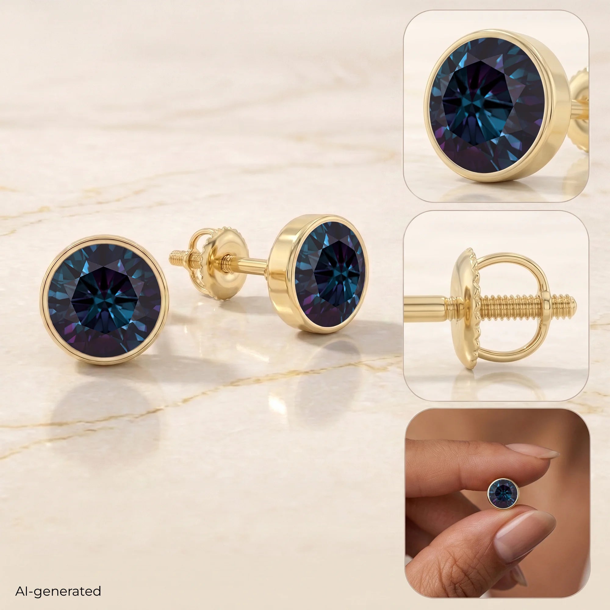 14K Yellow Gold
