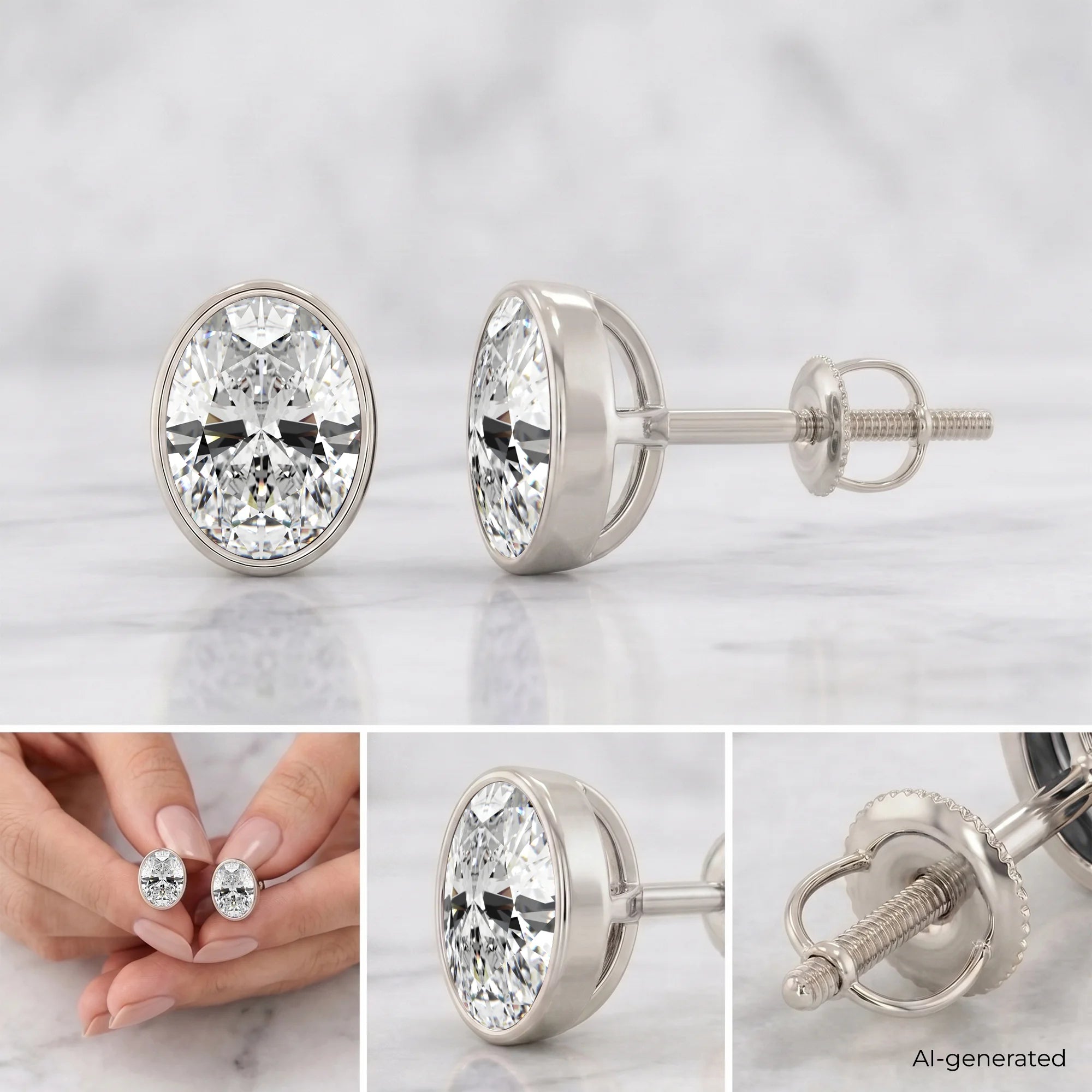 14K White Gold