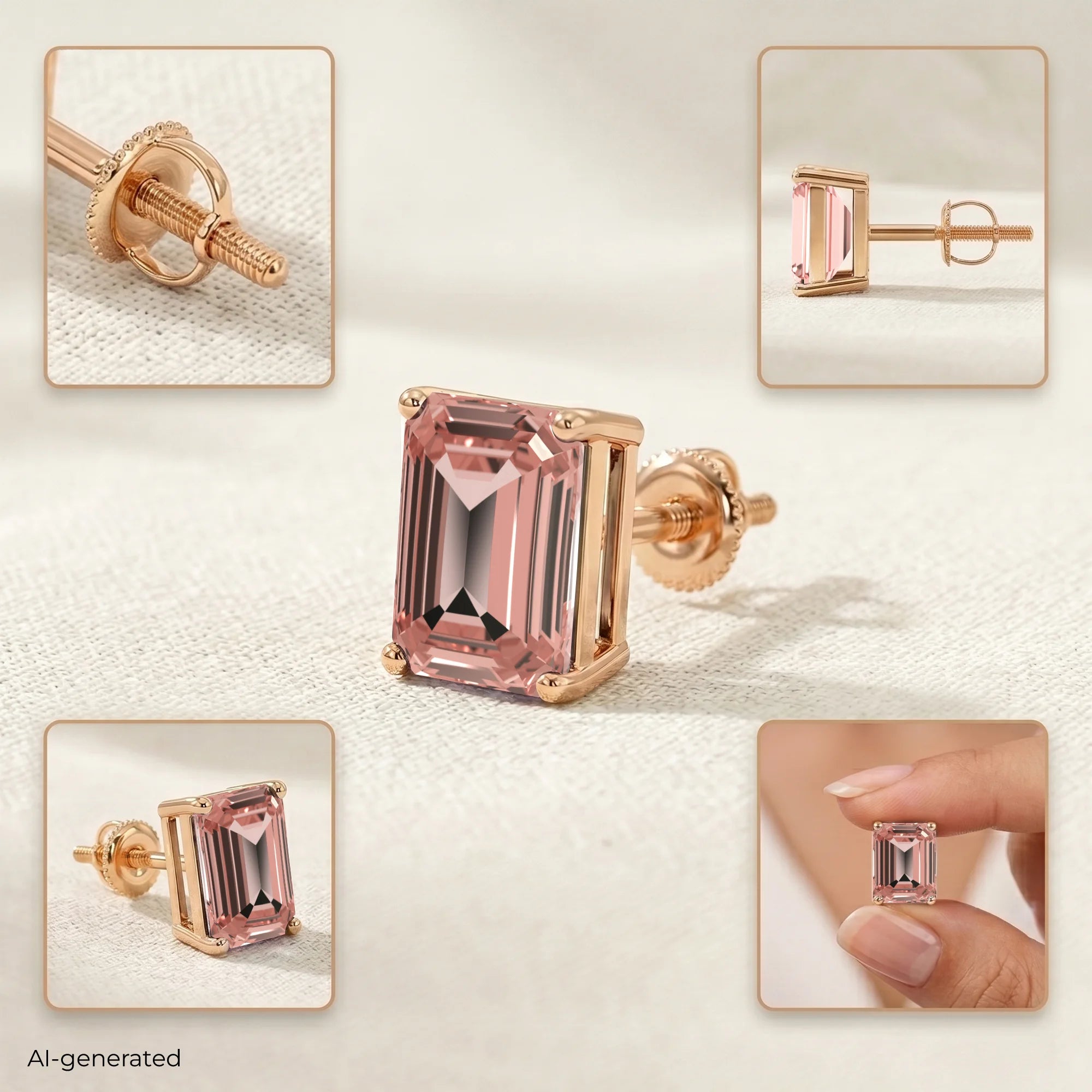 14K Rose Gold