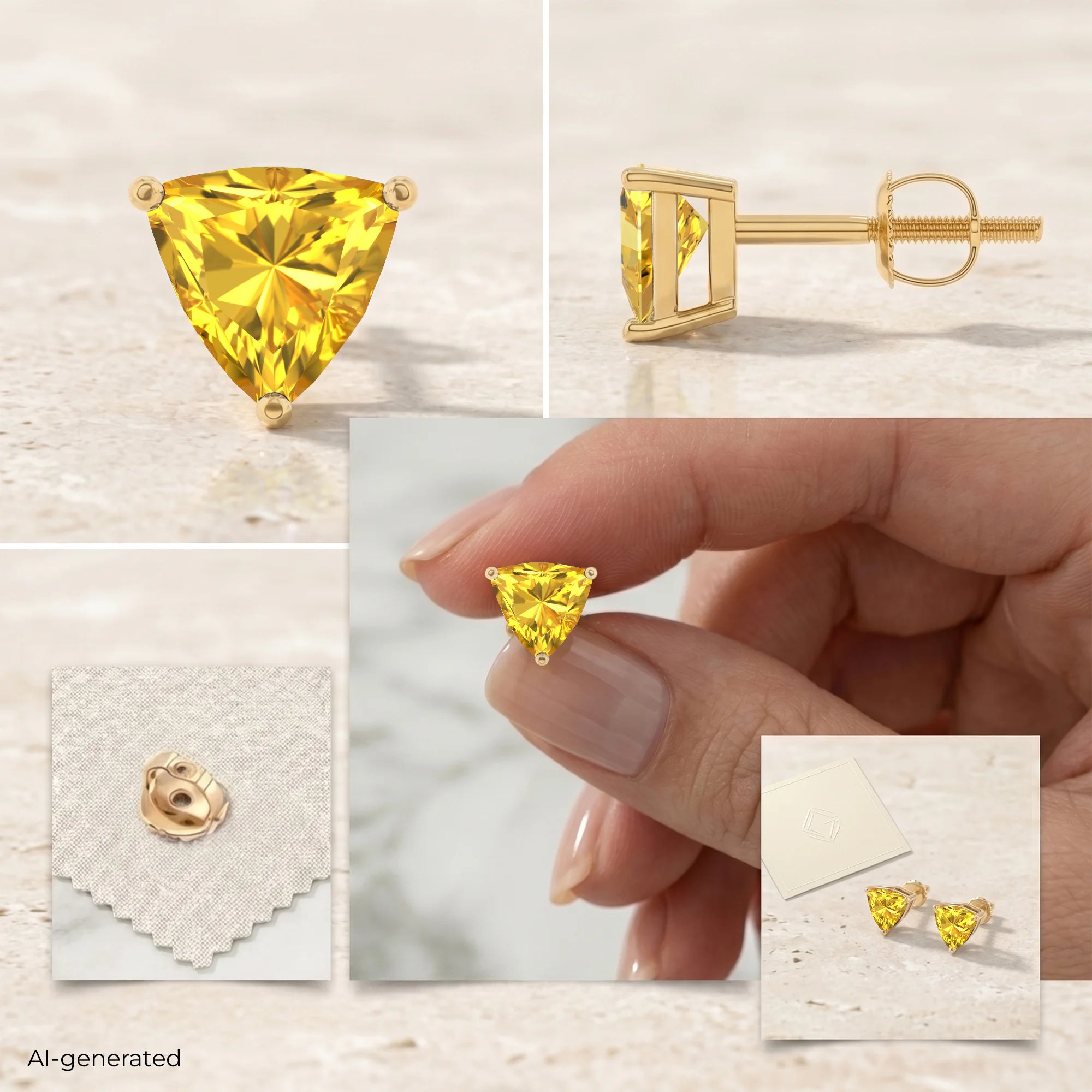 14K Yellow Gold