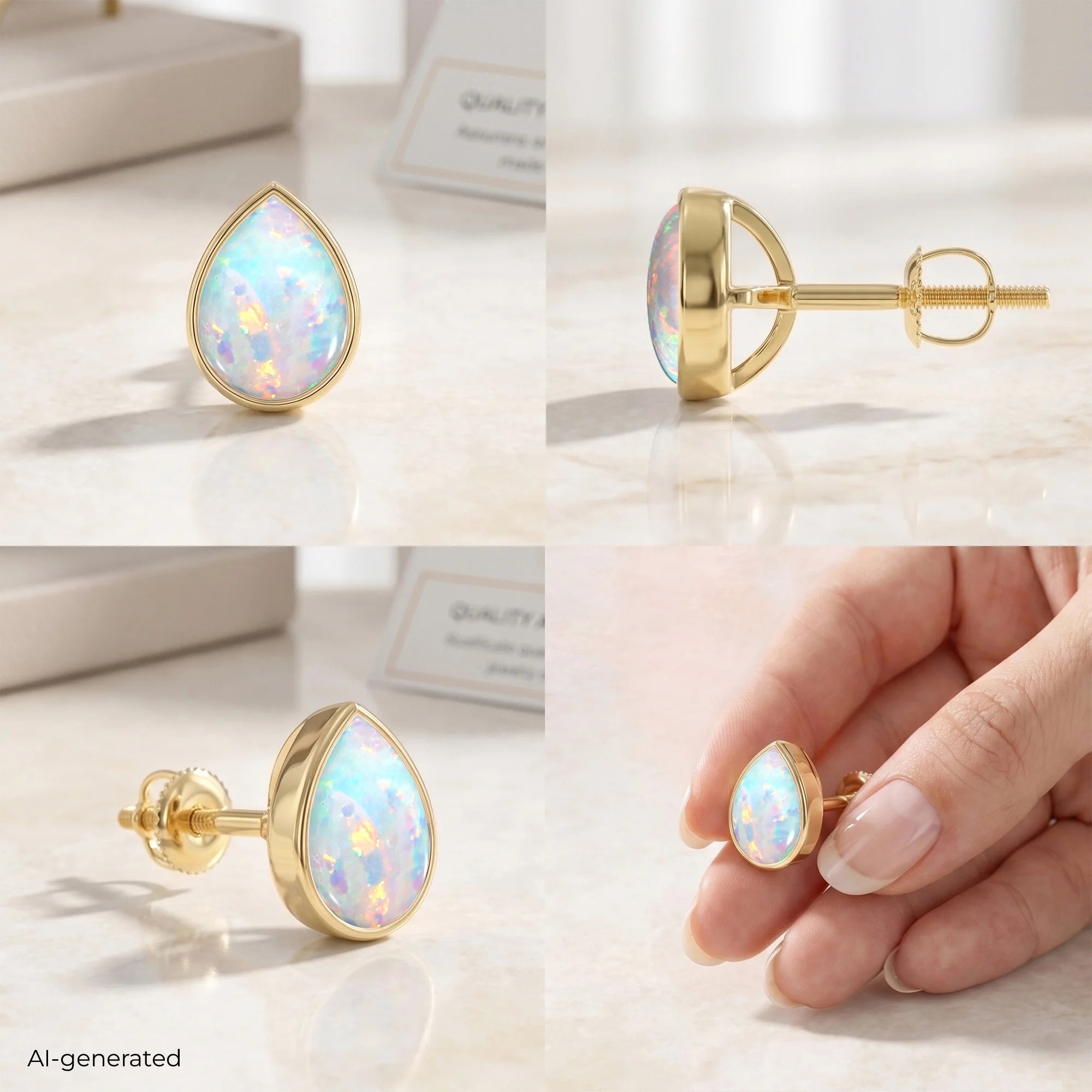 14K Yellow Gold
