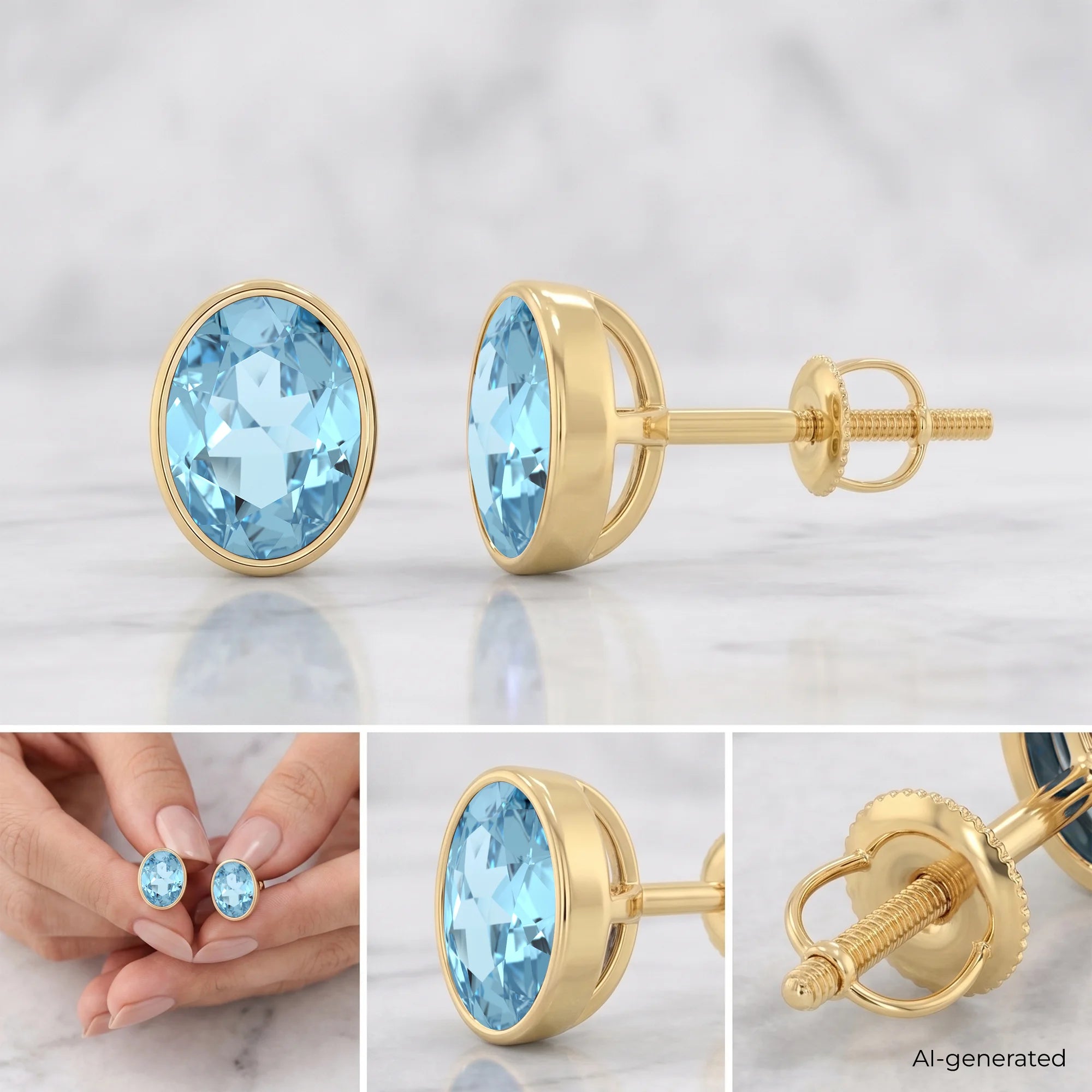 14K Yellow Gold