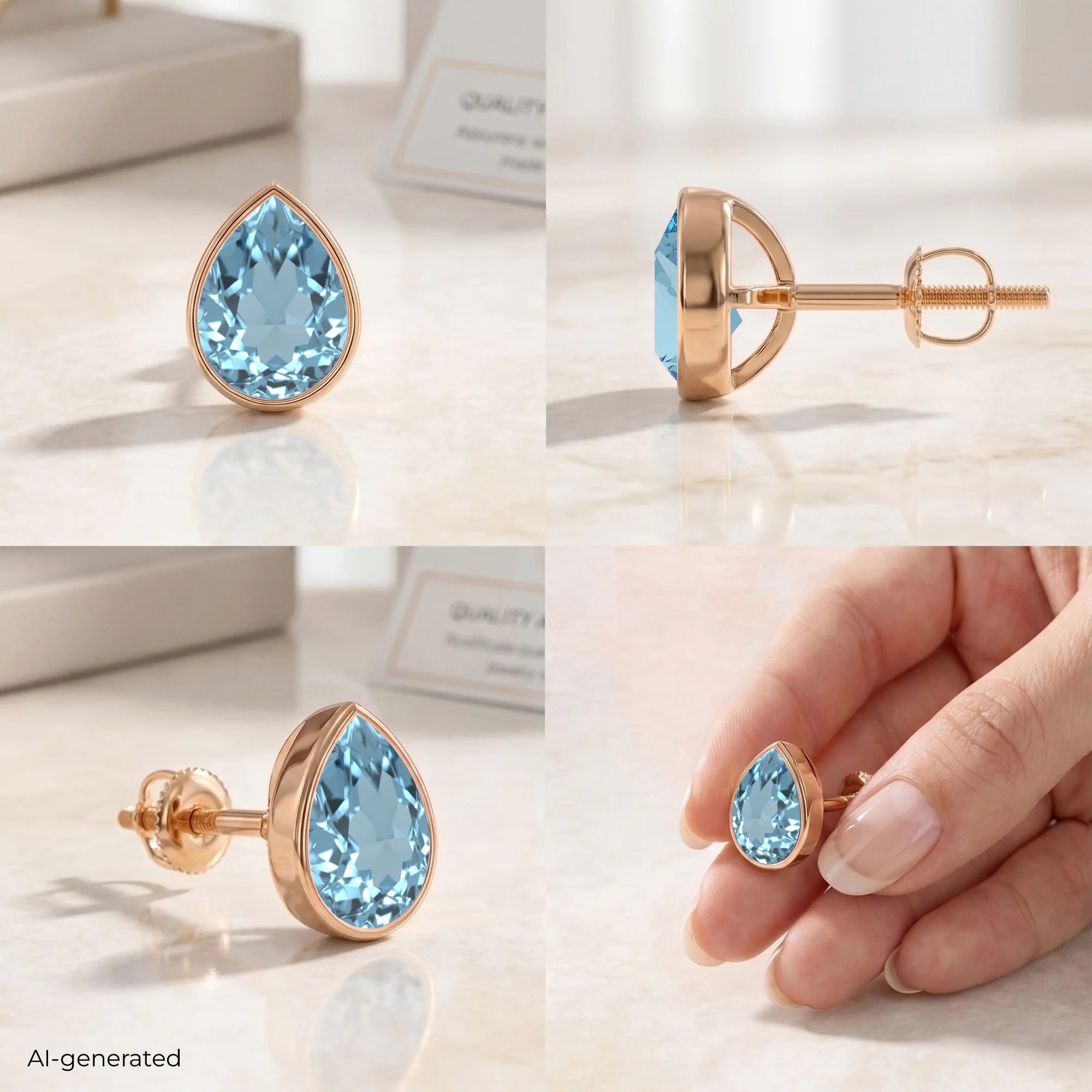 14K Rose Gold