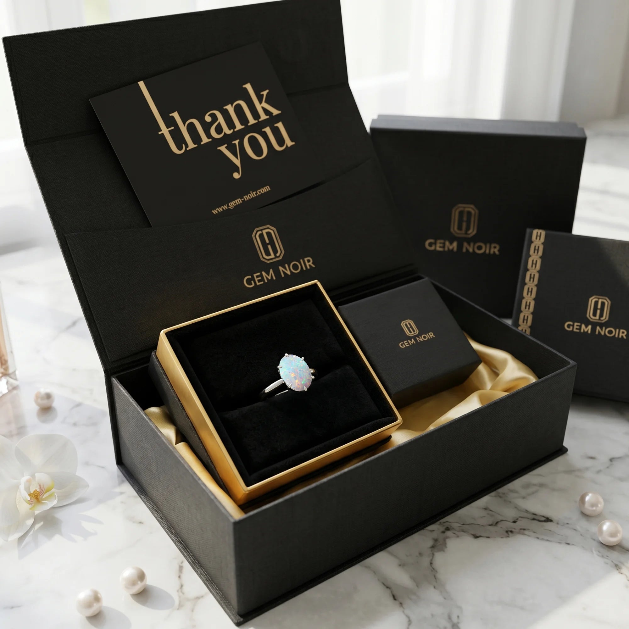14K White Gold