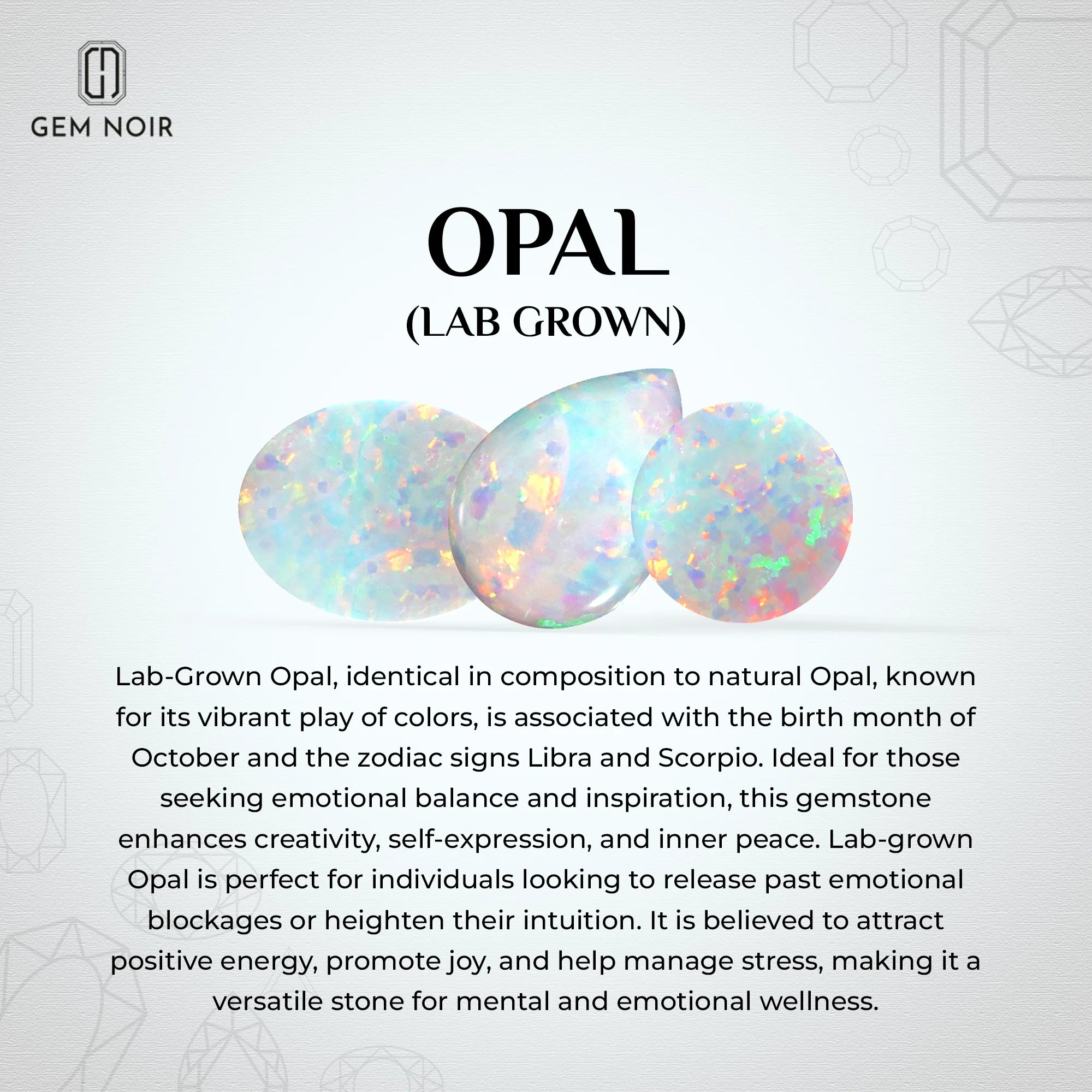lab grown opal pear drop earrings in platinum 