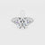Sterling Silver, 14K White Gold, Platinum 950