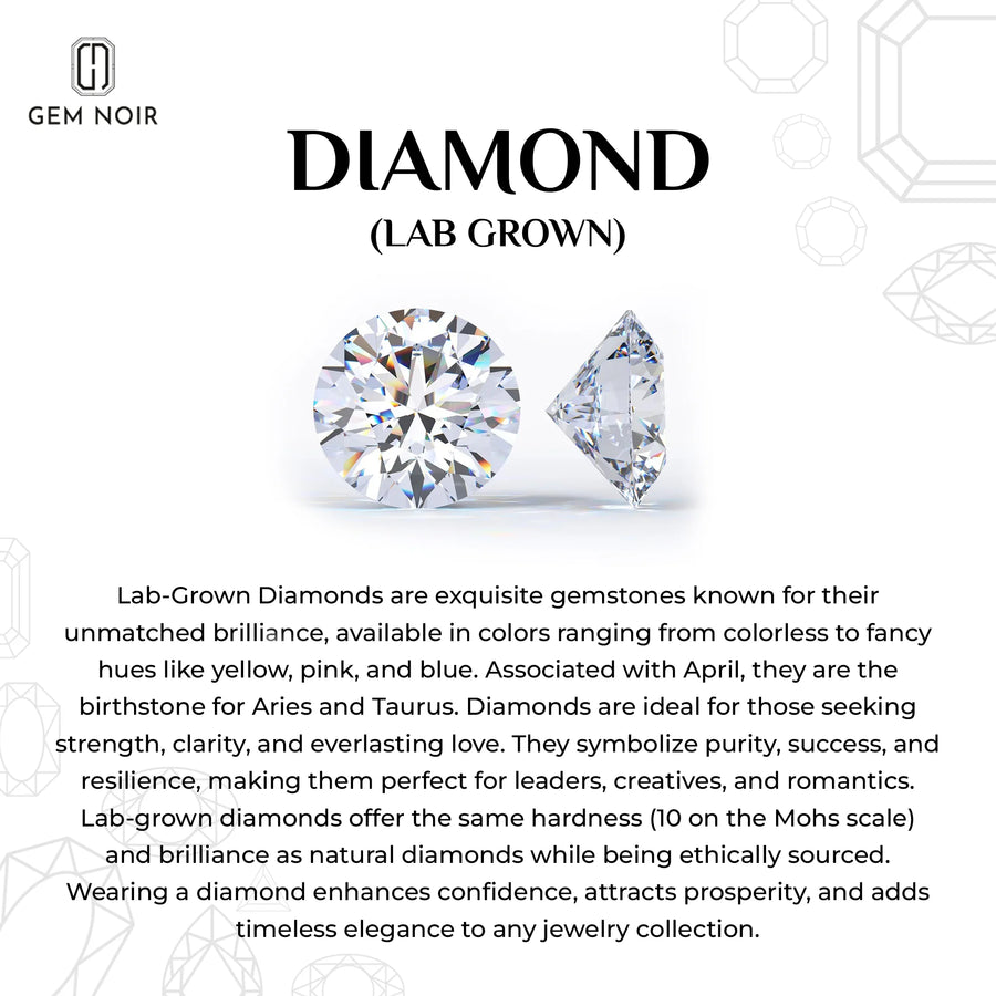 Lab Grown Diamond Cushion Dangle Earring