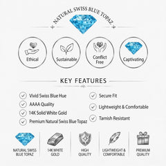 14K White Gold