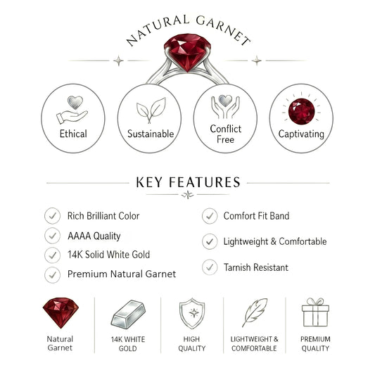 14K White Gold