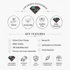 14K White Gold