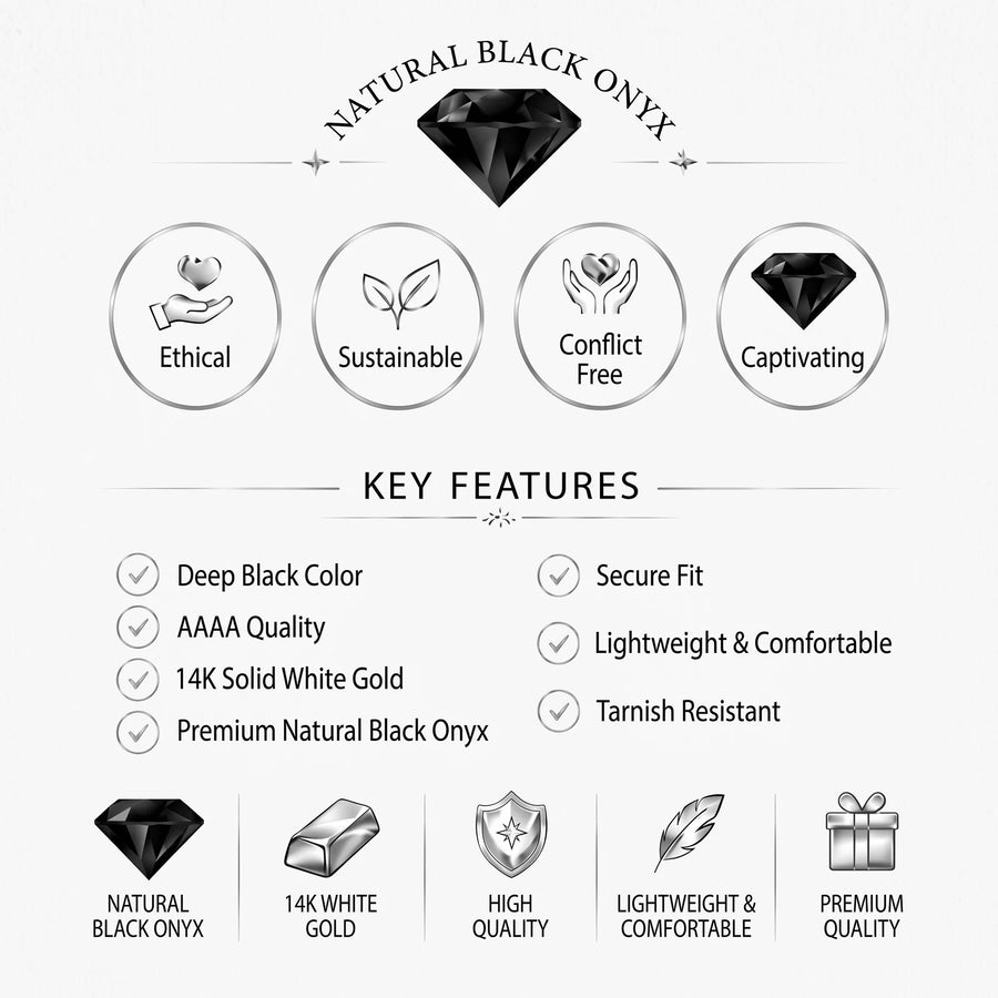 14K White Gold