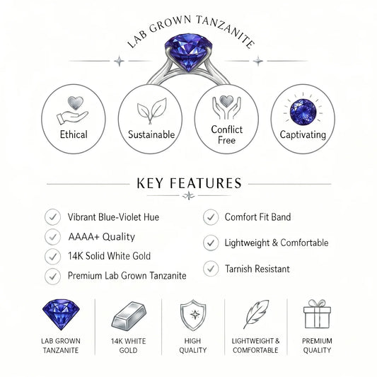 14K White Gold