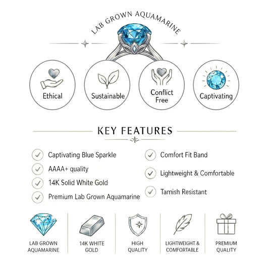 14K White Gold
