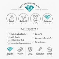 14K White Gold