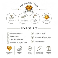 14K White Gold