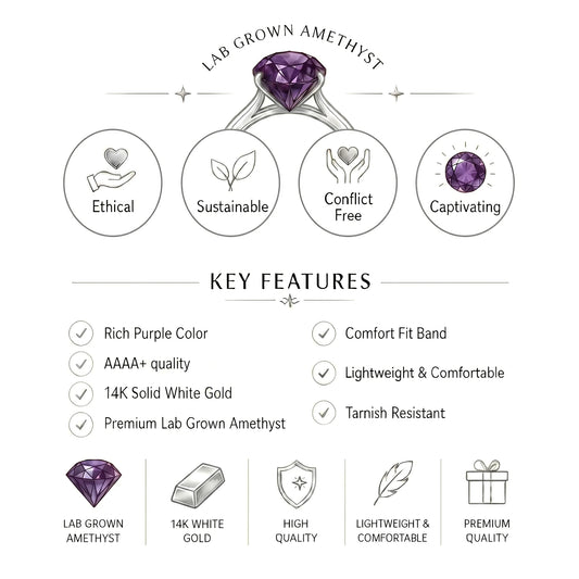 14K White Gold