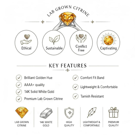 14K White Gold