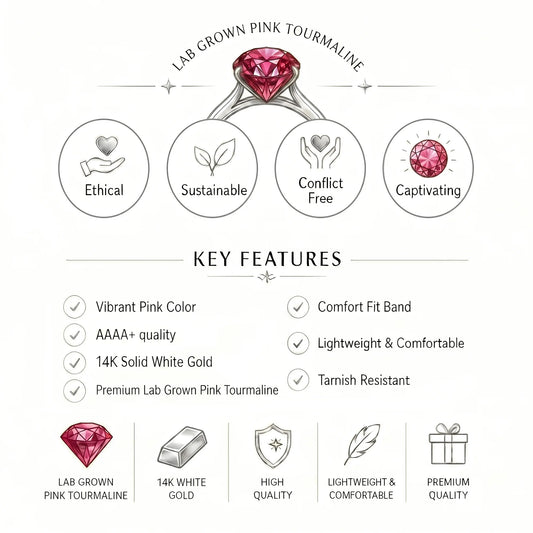 14K White Gold