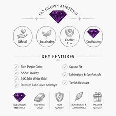 14K White Gold