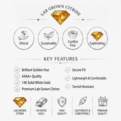 14K White Gold