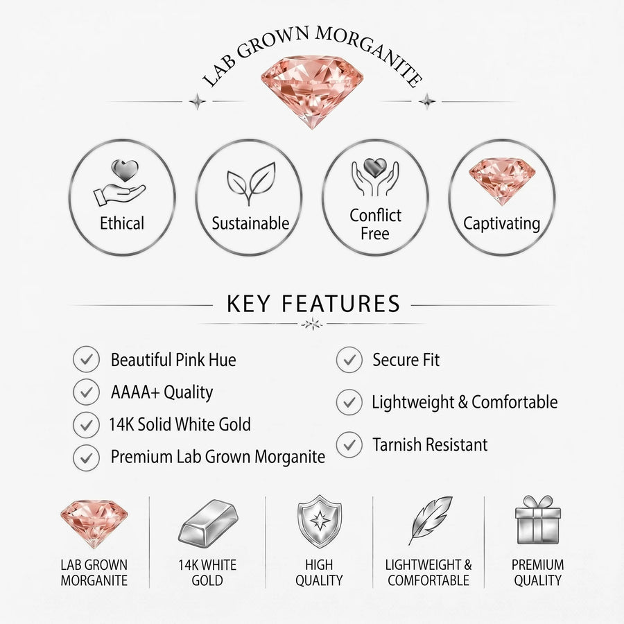 14K White Gold