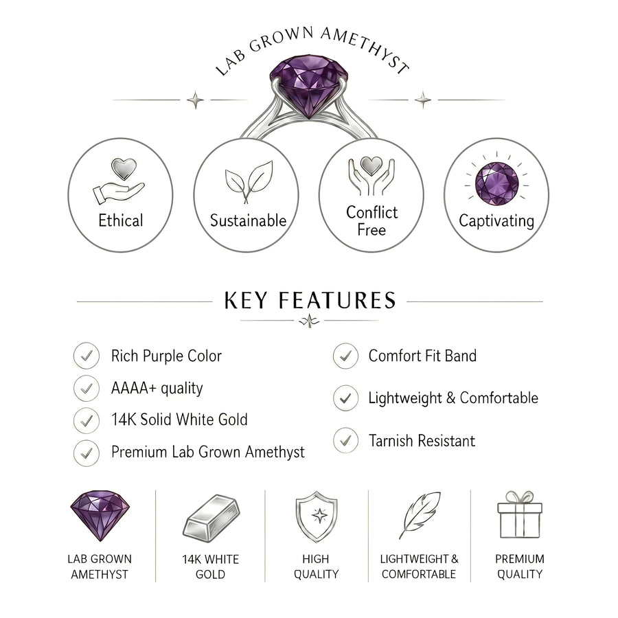 14K White Gold