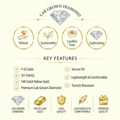 14K Yellow Gold