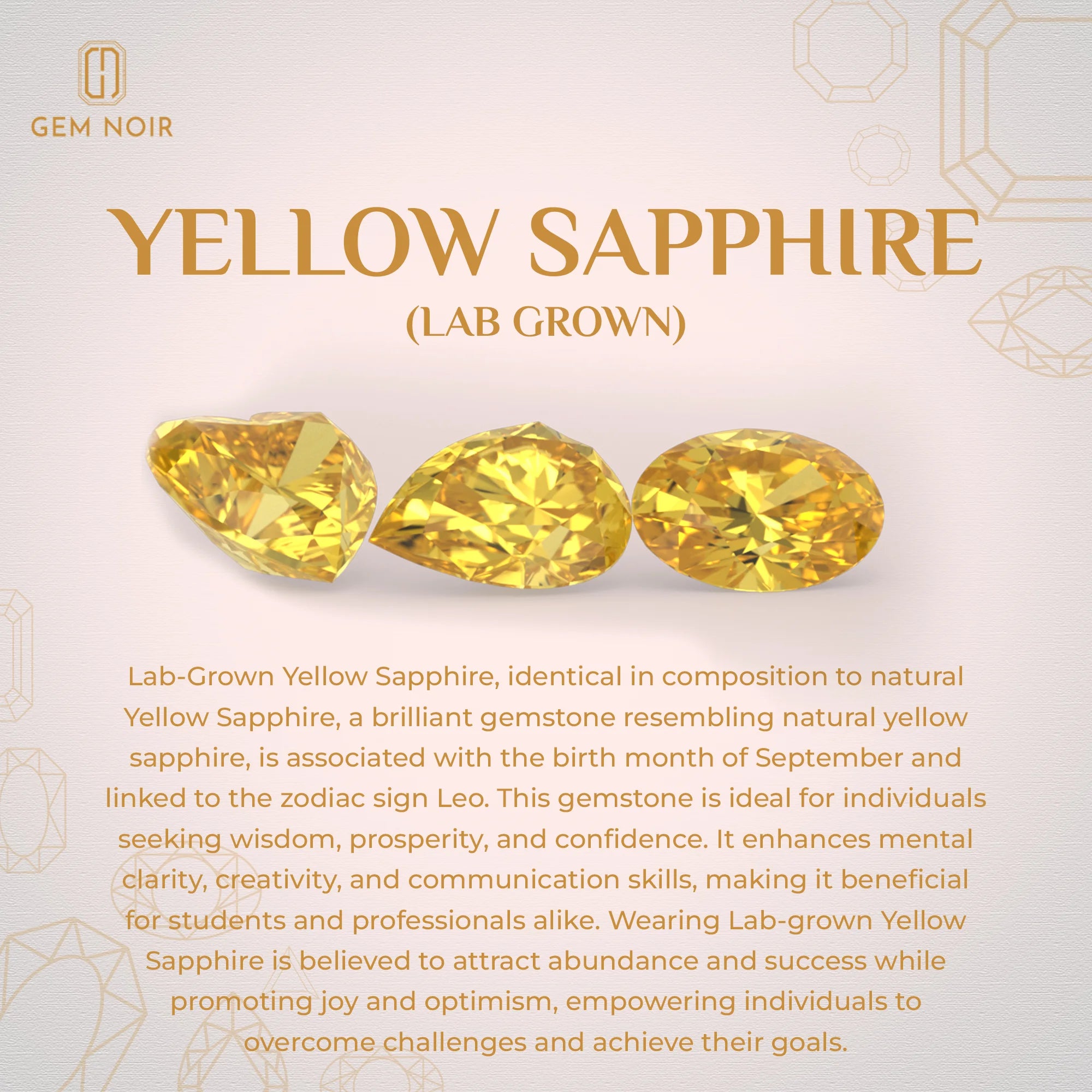 lab grown yellow-sapphire round solitaire rings in rose gold 
