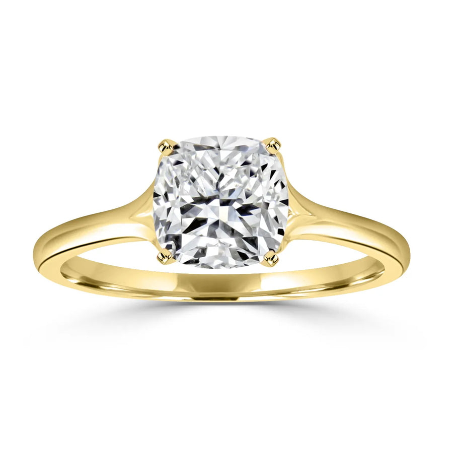 Cushion-Yellow Gold|Cushion|14K Yellow Gold|18K Yellow Gold